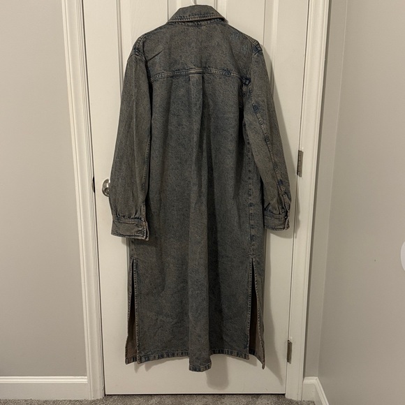 Free People Anna Lou Denim Duster 
Sz M NWT - Picture 3 of 7